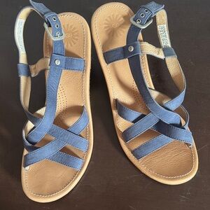 UGG Women's Navy Strappy Sandals